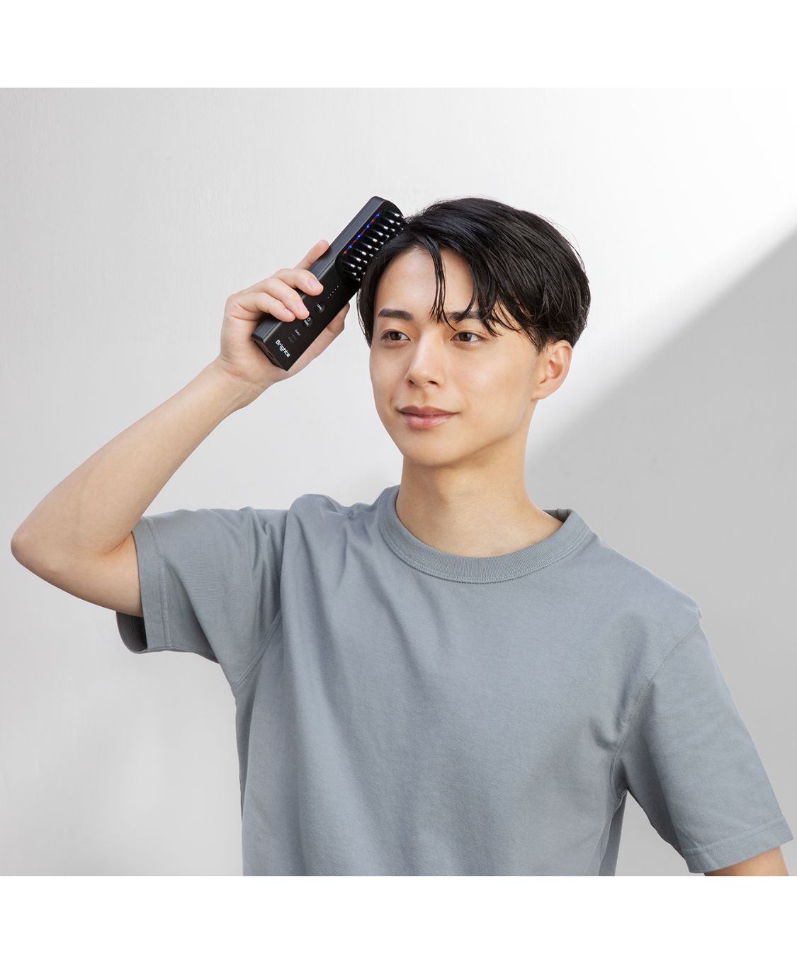 Brighte「Brighte ELEKI BRUSH+【ブライト エレキブラシプラス】ブラシ型美顔器　 青赤LED　ハリ感 EMS 　」|その他|