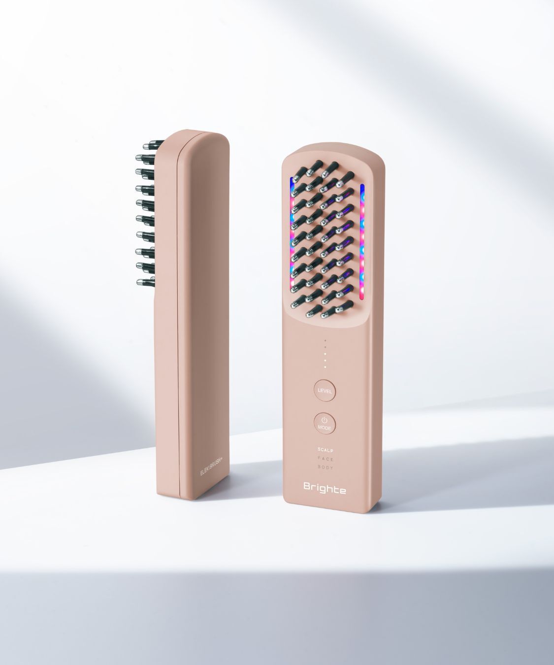 Brighte「Brighte ELEKI BRUSH+【ブライト エレキブラシプラス】ブラシ型美顔器　 青赤LED　ハリ感 EMS 　」|その他|