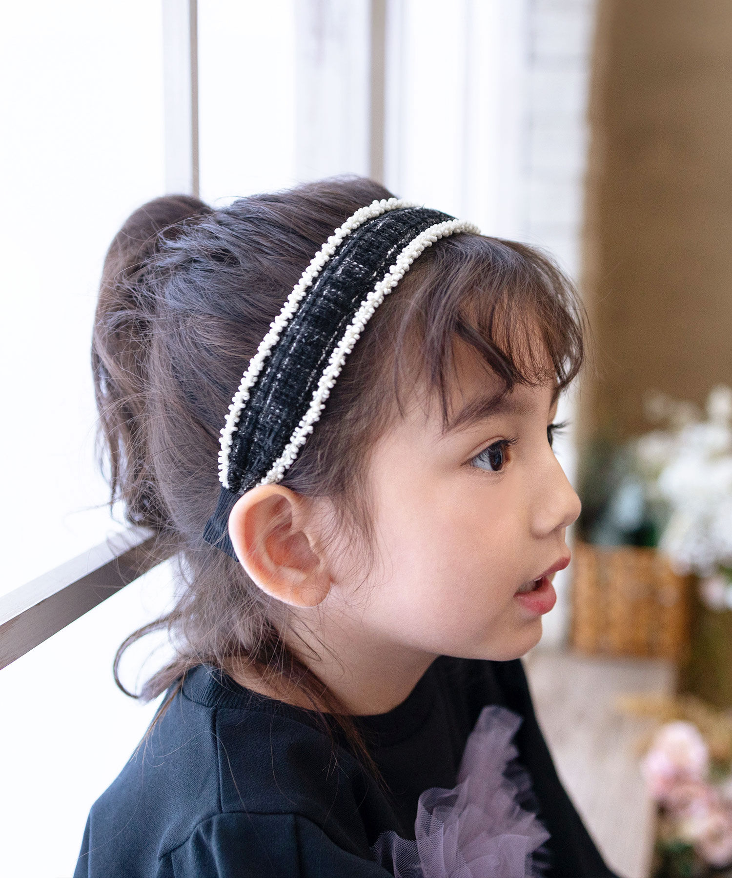 BACKYARD FAMILY「Rora カチューシャ キッズ 通販 モア ツイード 髪飾り 髪留め 髪どめ ヘアアクセサリー」|その他|
