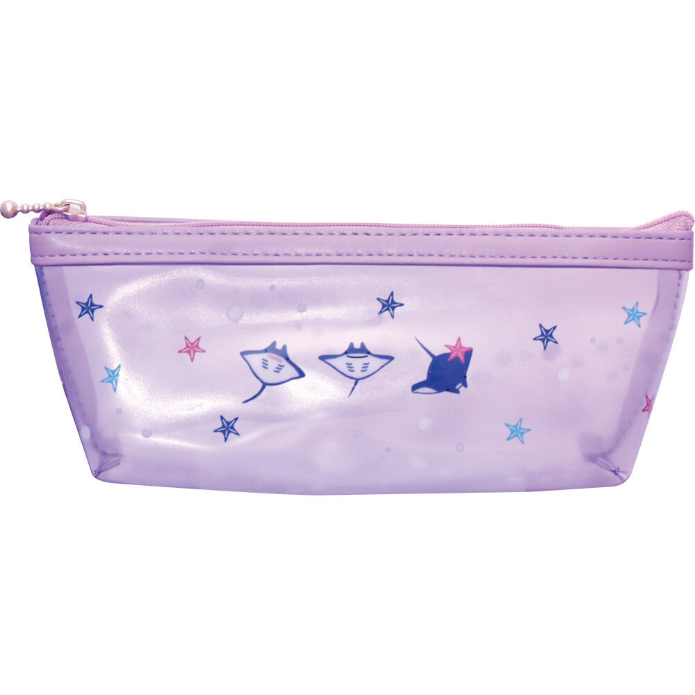 BACKYARD FAMILY「ペンポーチ かわいい 通販 ペンケース 文房具入れ 文具入れ 筆箱 筆入れ 文具ケース 学用品」|ステーショナリー|パープル1