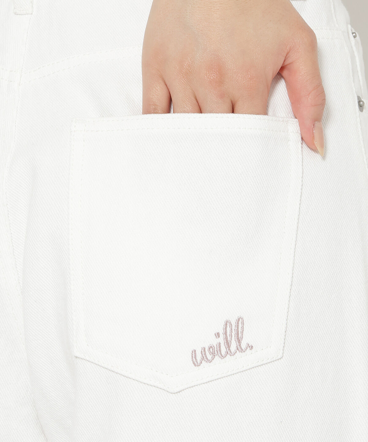 WILLSELECTION「ダメージワイドデニムパンツ」|その他|