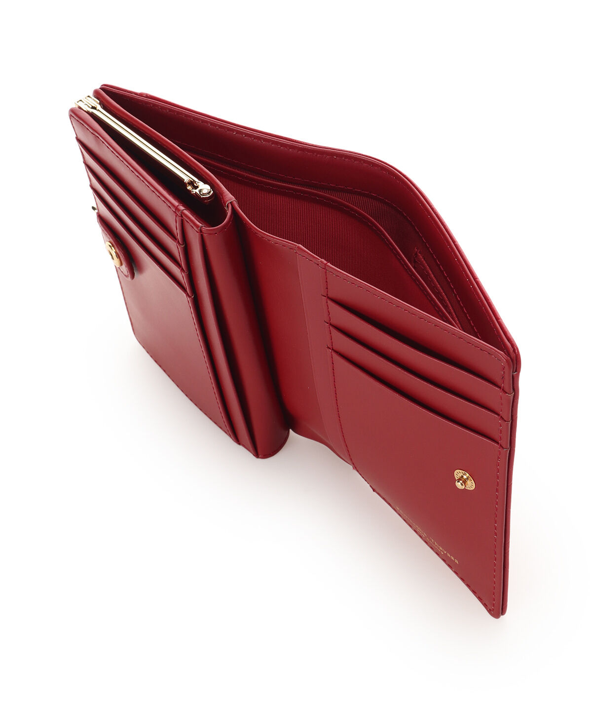 Samantha Thavasa Petit Choice「エナメルハート型押し 口金折財布」|財布|