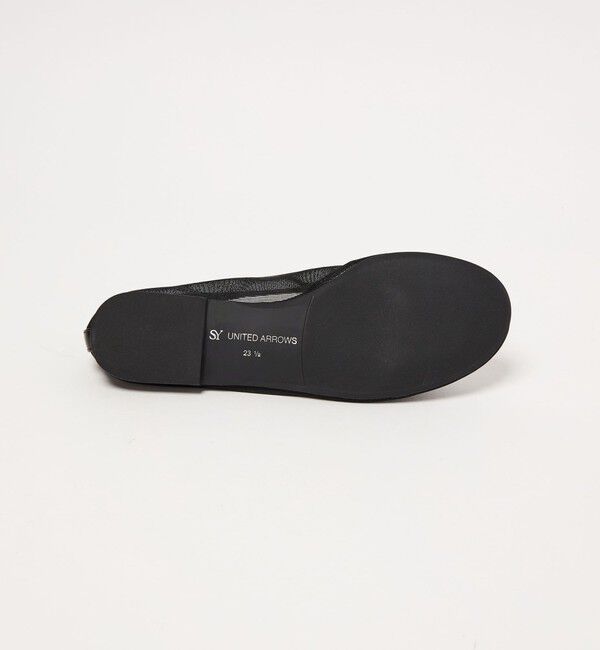 SY UNITED ARROWS「＜SY＞ビッグメタルシースルー フラット15&uarr;」|バレエシューズ|