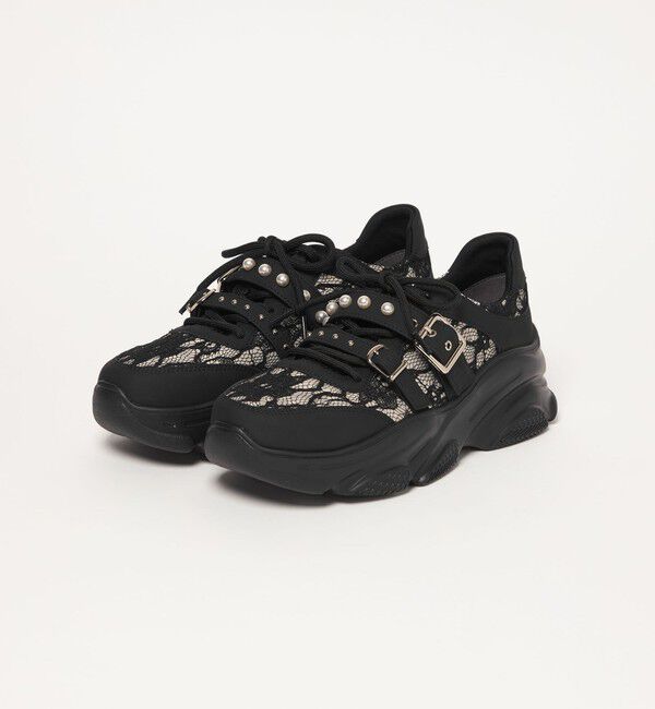SY UNITED ARROWS「＜SY＞ダブルベルトレース スニーカー55&uarr;」|スニーカー|