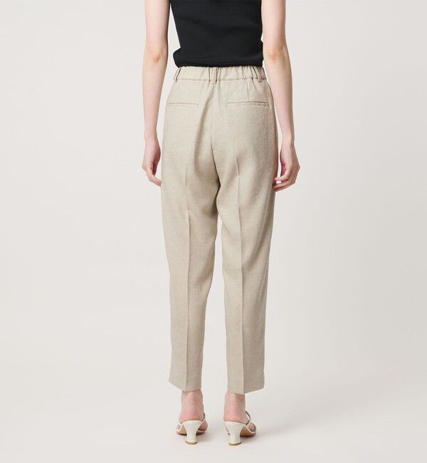 UNITED ARROWS「Spiree IAS タック テーパードパンツ ‐UVカット 接触冷感 ウォッシャブル‐」|スラックス|