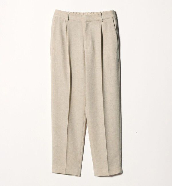 UNITED ARROWS「Spiree IAS タック テーパードパンツ ‐UVカット 接触冷感 ウォッシャブル‐」|スラックス|