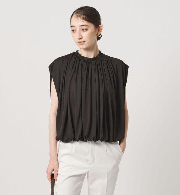 UNITED ARROWS「天竺 ギャザー バルーン カットソー」|Tシャツ・カットソー|