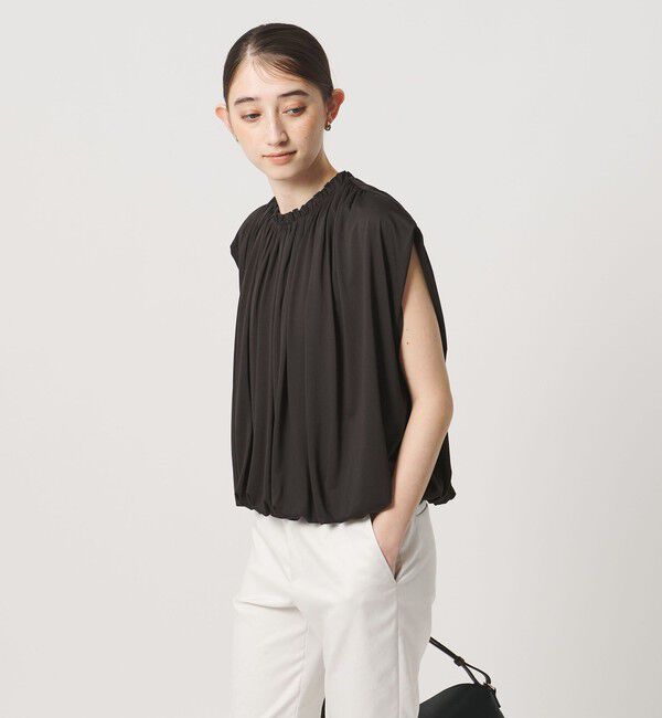 UNITED ARROWS「天竺 ギャザー バルーン カットソー」|Tシャツ・カットソー|