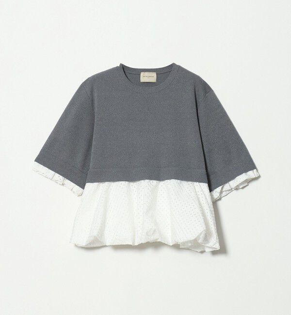 UNITED ARROWS「カットワーク バルーン シルエット ニット ‐ウォッシャブル‐」|ニット・セーター|