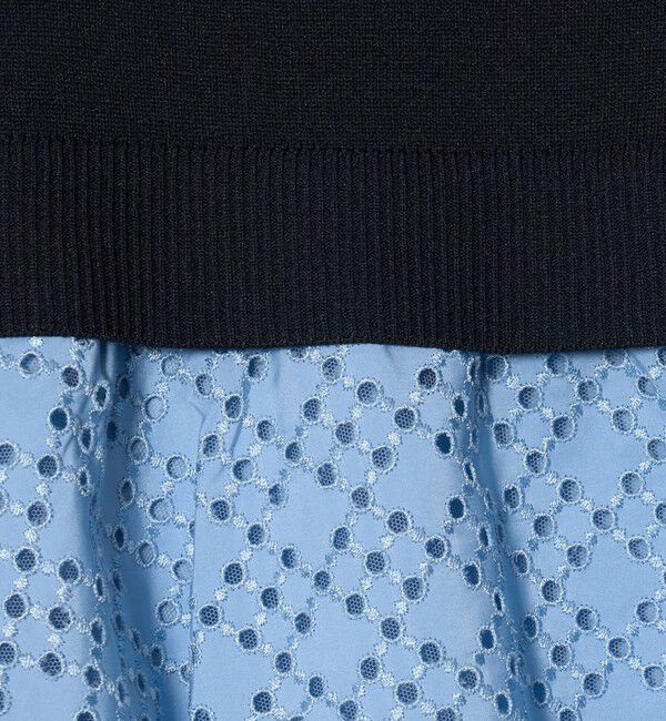 UNITED ARROWS「カットワーク バルーン シルエット ニット ‐ウォッシャブル‐」|ニット・セーター|