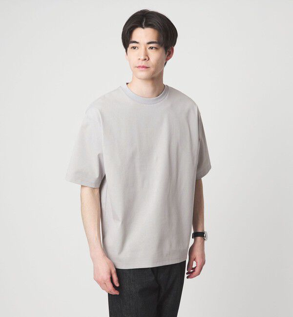 UNITED ARROWS green label relaxing「【WEB限定】JUST fit ポンチ 半袖 Tシャツ カットソー -汗染み防止-」|Tシャツ・カットソー|
