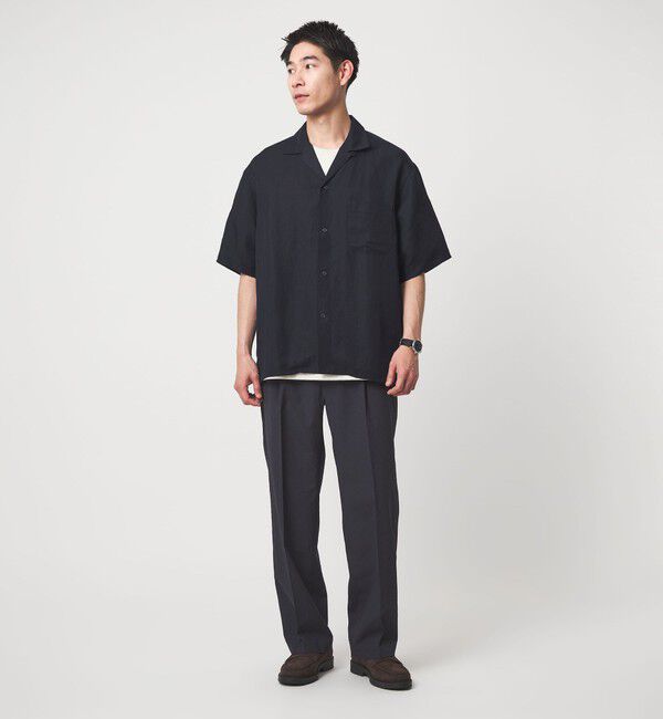 UNITED ARROWS green label relaxing「ウォッシュド オープンカラー 半袖 シャツ」|シャツ・ブラウス|