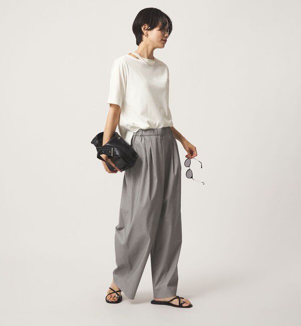 UNITED ARROWS green label relaxing「デコルテスリット Tシャツ 吸水速乾」|Tシャツ・カットソー|