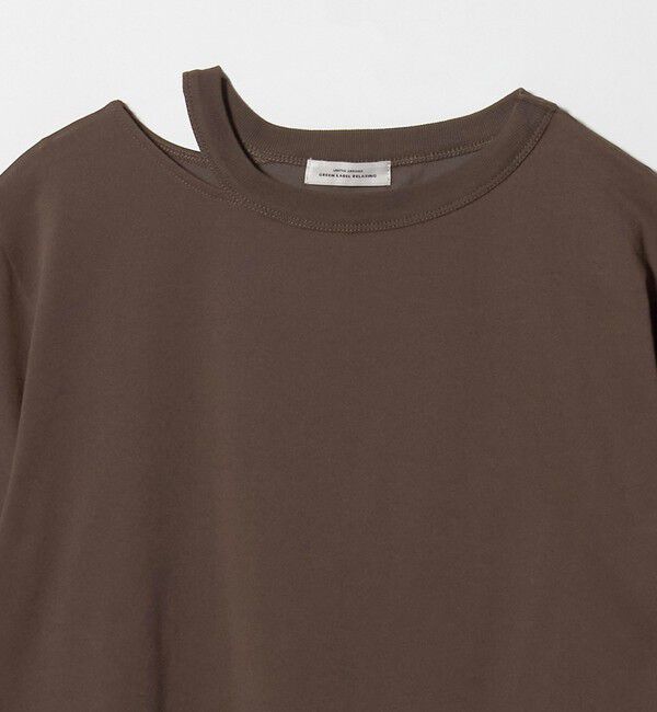 UNITED ARROWS green label relaxing「デコルテスリット Tシャツ 吸水速乾」|Tシャツ・カットソー|