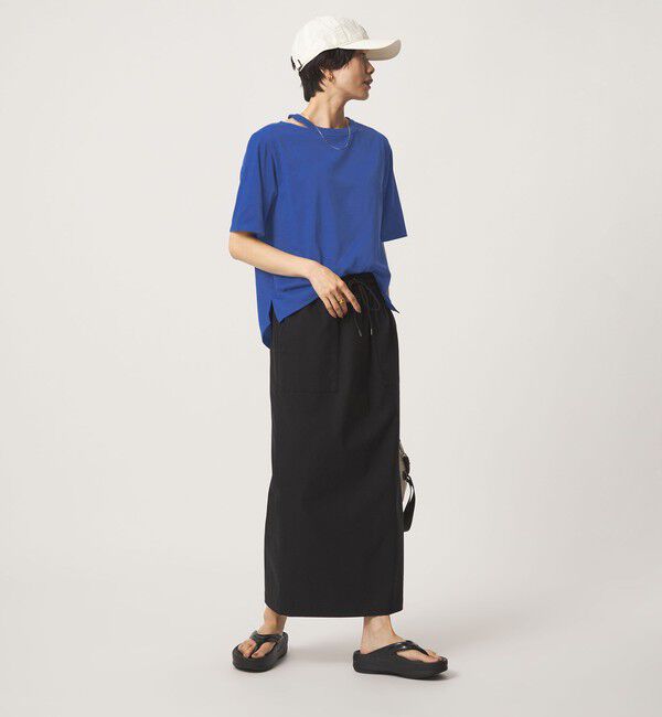 UNITED ARROWS green label relaxing「デコルテスリット Tシャツ 吸水速乾」|Tシャツ・カットソー|