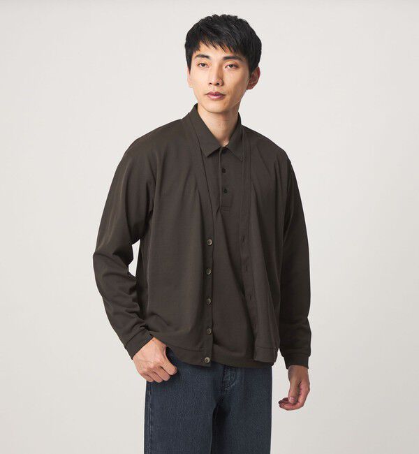 UNITED ARROWS green label relaxing「アイスコットン カノコ ポロシャツ -接触冷感-」|ポロシャツ|