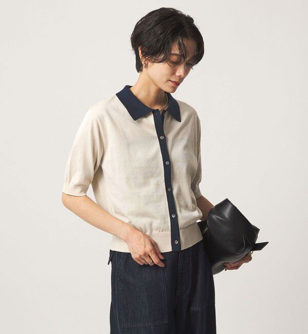 UNITED ARROWS green label relaxing「ハイショク ポロニット」|ニット・セーター|