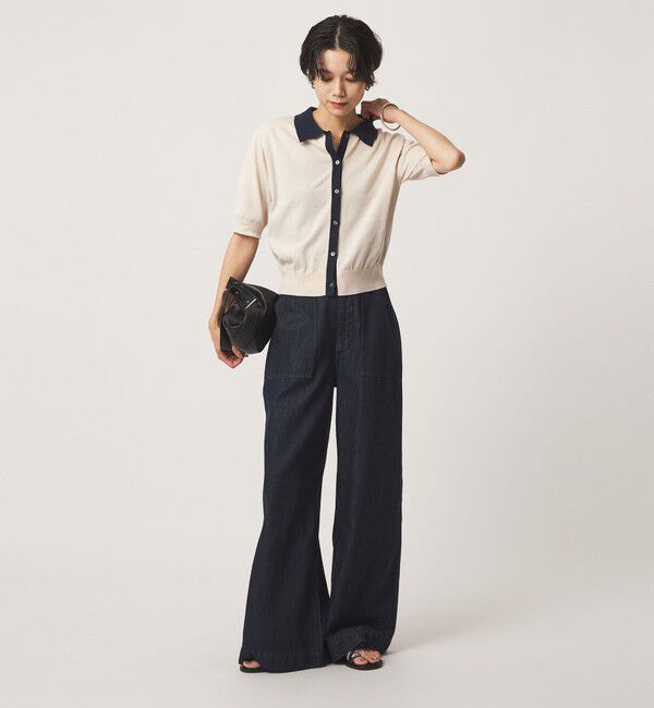 UNITED ARROWS green label relaxing「ハイショク ポロニット」|ニット・セーター|