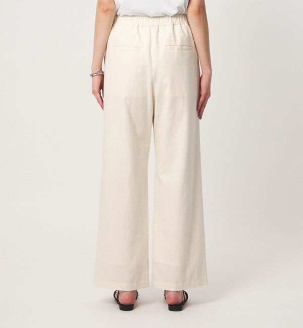 UNITED ARROWS green label relaxing「BREEZE LINEN ブリーズリネン ワイド パンツ オフホワイト 2」|その他|