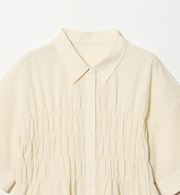 UNITED ARROWS green label relaxing「シャーリング ブラウス」|シャツ・ブラウス|