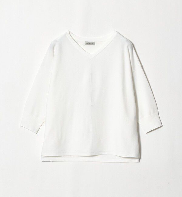 UNITED ARROWS green label relaxing「Vネック ドルマン プルオーバー ニット ウォッシャブル 接触冷感 UVカット」|ニット・セーター|