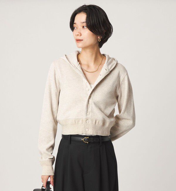 UNITED ARROWS green label relaxing「【別注】＜FAITH MILLS＞フード カーディガン」|カーディガン|