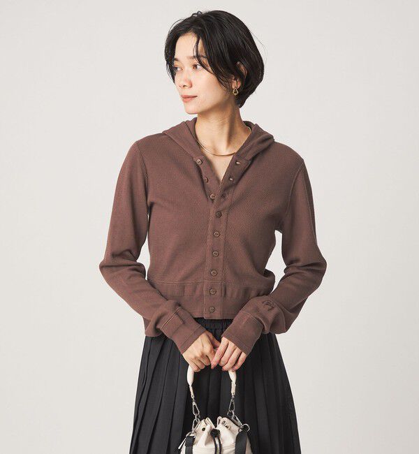 UNITED ARROWS green label relaxing「【別注】＜FAITH MILLS＞フード カーディガン」|カーディガン|