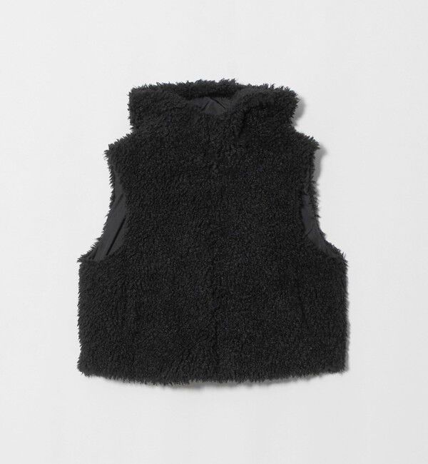 UNITED ARROWS green label relaxing「【別注】＜VINCENT PRADIER＞フェイクファー フード ベスト」|ベスト・ジレ|