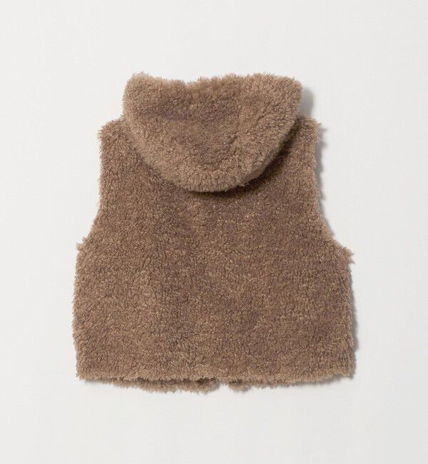 UNITED ARROWS green label relaxing「【別注】＜VINCENT PRADIER＞フェイクファー フード ベスト」|ベスト・ジレ|