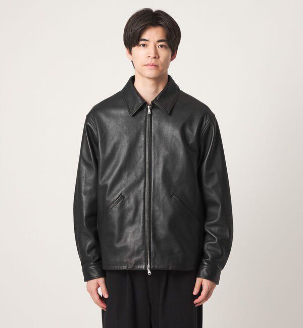 UNITED ARROWS green label relaxing「ラムレザー トラッカー ジップ ブルゾン」|その他|