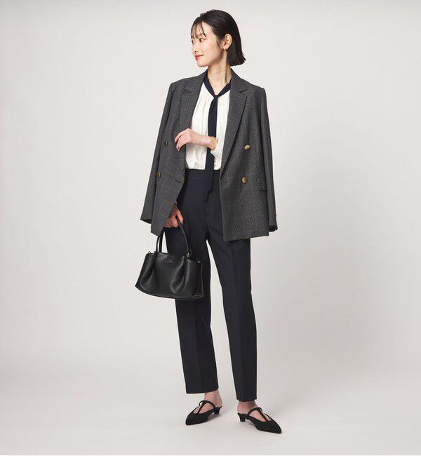 UNITED ARROWS green label relaxing「ボータイ ロングスリーブ ブラウス マシンウォッシャブル」|シャツ・ブラウス|