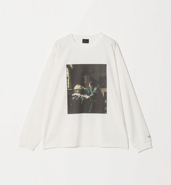 UNITED ARROWS green label relaxing「フェルメール クルーネック プリント 長袖 Tシャツ」|Tシャツ・カットソー|
