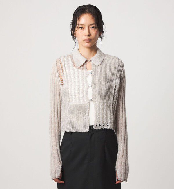 UNITED ARROWS green label relaxing「【別注】＜tyn.TGOR＞パネル カラー カーディガン」|カーディガン|