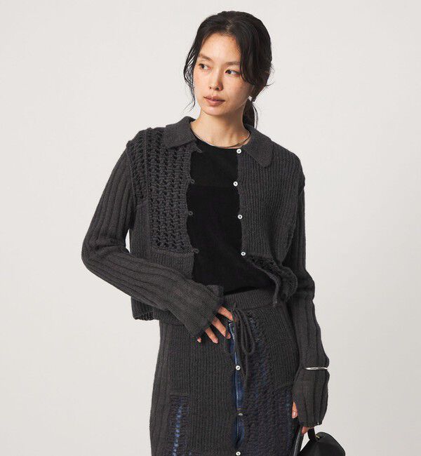 UNITED ARROWS green label relaxing「【別注】＜tyn.TGOR＞パネル カラー カーディガン」|カーディガン|