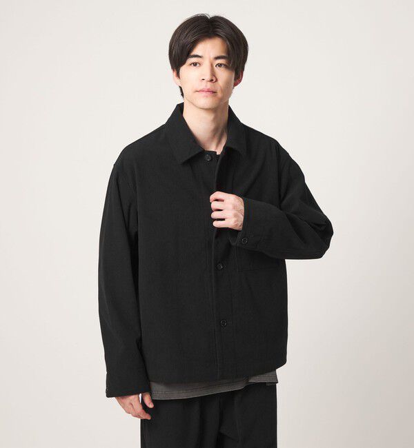 UNITED ARROWS green label relaxing「コーデュロイ カバーオール ジャケット -ストレッチ-」|ブルゾン・スタジャン|