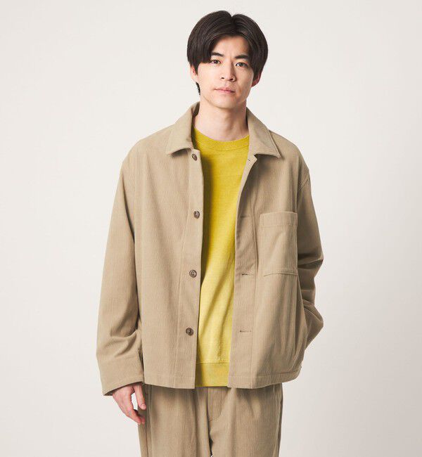UNITED ARROWS green label relaxing「コーデュロイ カバーオール ジャケット -ストレッチ-」|ブルゾン・スタジャン|