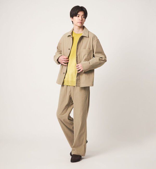 UNITED ARROWS green label relaxing「コーデュロイ カバーオール ジャケット -ストレッチ-」|ブルゾン・スタジャン|