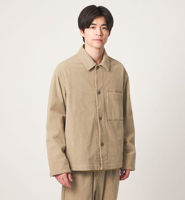 UNITED ARROWS green label relaxing「コーデュロイ カバーオール ジャケット -ストレッチ-」|ブルゾン・スタジャン|