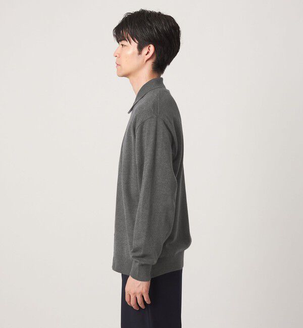 UNITED ARROWS green label relaxing「【WEB限定】JUST fit ハイゲージ ポロニット カーディガン」|カーディガン|