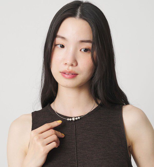 BEAUTY&YOUTH UNITED ARROWS「＜ERICKA NICOLAS BEGAY＞SHINY 5ボール ネックレス」|ネックレス|