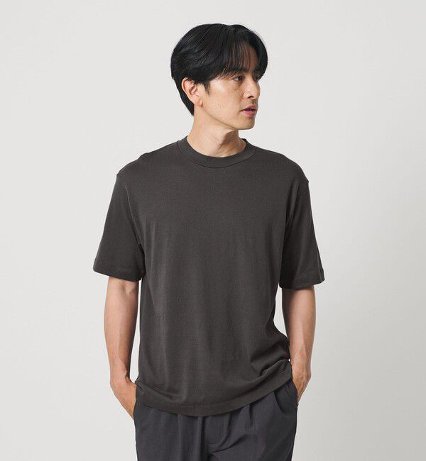 BEAUTY&YOUTH UNITED ARROWS「コットン カシミヤ クルーネック Tシャツ ウォッシャブル」|Tシャツ・カットソー|