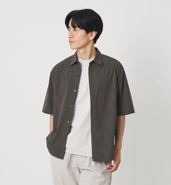 BEAUTY&YOUTH UNITED ARROWS「360&deg;MASTER ICE ショートスリーブ シャツ セットアップ対応 接触冷感 ストレッチ 撥水 UVカット」|シャツ・ブラウス|