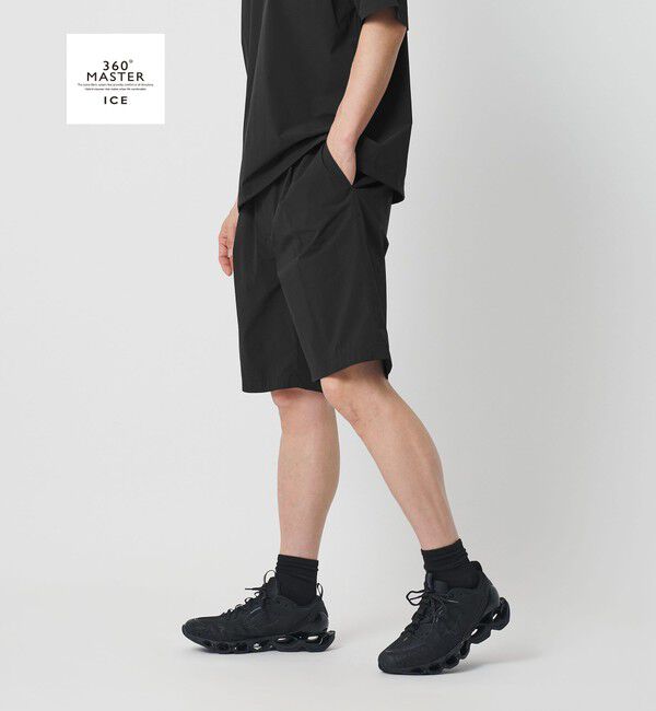 BEAUTY&YOUTH UNITED ARROWS「360&deg;MASTER ICE イージー ショーツ   セットアップ対応 接触冷感 ストレッチ 撥水 UVカット」|その他|BLACK