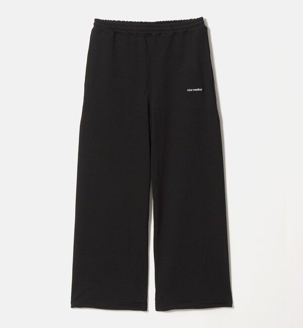 NICE WEATHER「＜NICE WEATHER＞ウィメンズ スウェットパンツ」|その他|BLACK
