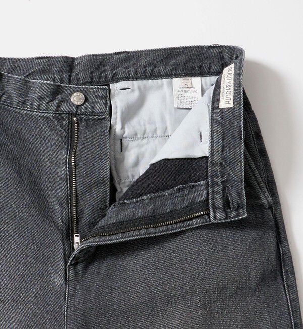 BEAUTY&YOUTH UNITED ARROWS「グレー デニム スラックス NO.9」|チノ|