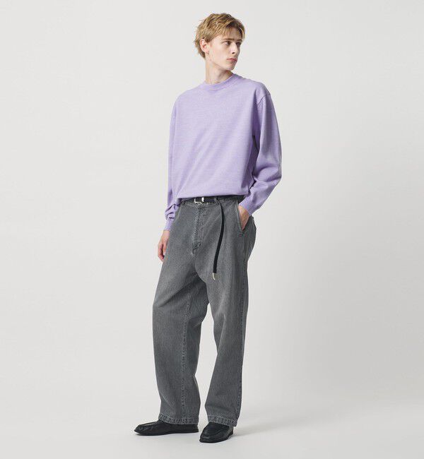 BEAUTY&YOUTH UNITED ARROWS「グレー デニム スラックス NO.9」|チノ|