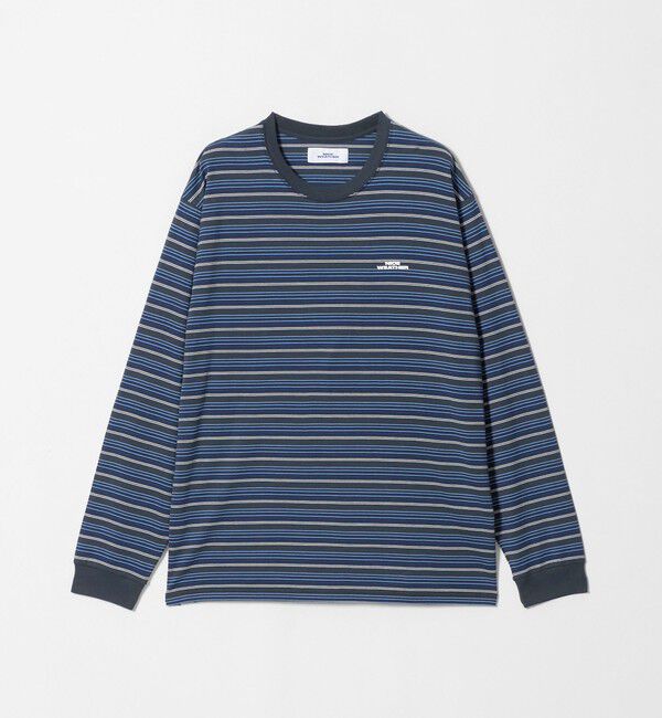 NICE WEATHER「＜NICE WEATHER＞マルチボーダー ロングスリーブ Tシャツ」|Tシャツ・カットソー|