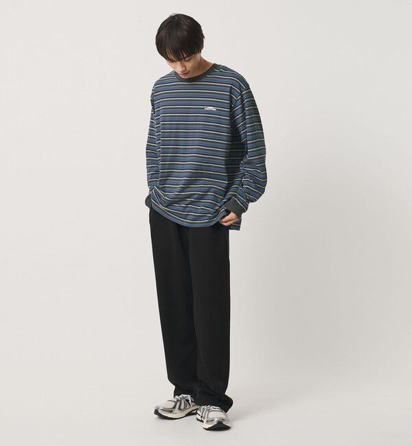 NICE WEATHER「＜NICE WEATHER＞マルチボーダー ロングスリーブ Tシャツ」|Tシャツ・カットソー|