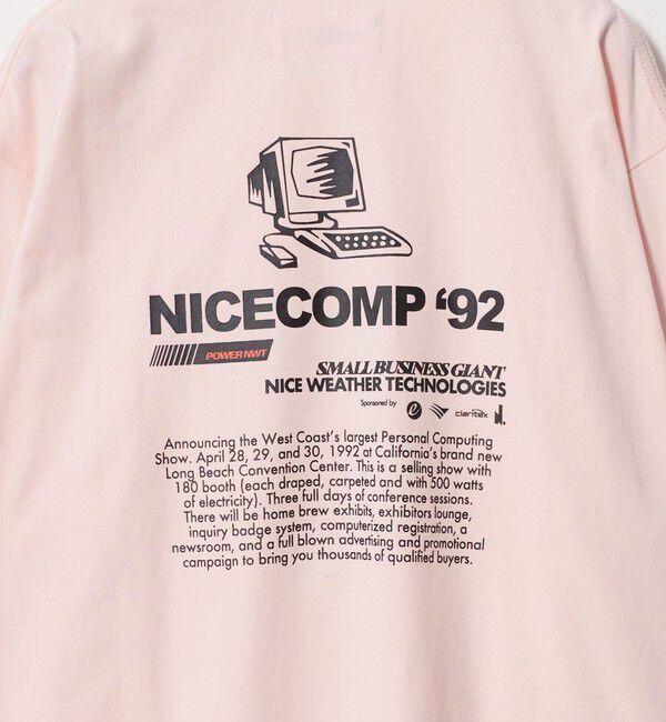 NICE WEATHER「＜NICE WEATHER＞NICECOMP ロングスリーブ Tシャツ」|Tシャツ・カットソー|
