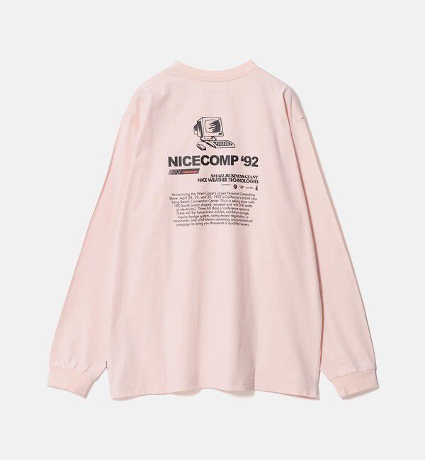 NICE WEATHER「＜NICE WEATHER＞NICECOMP ロングスリーブ Tシャツ」|Tシャツ・カットソー|